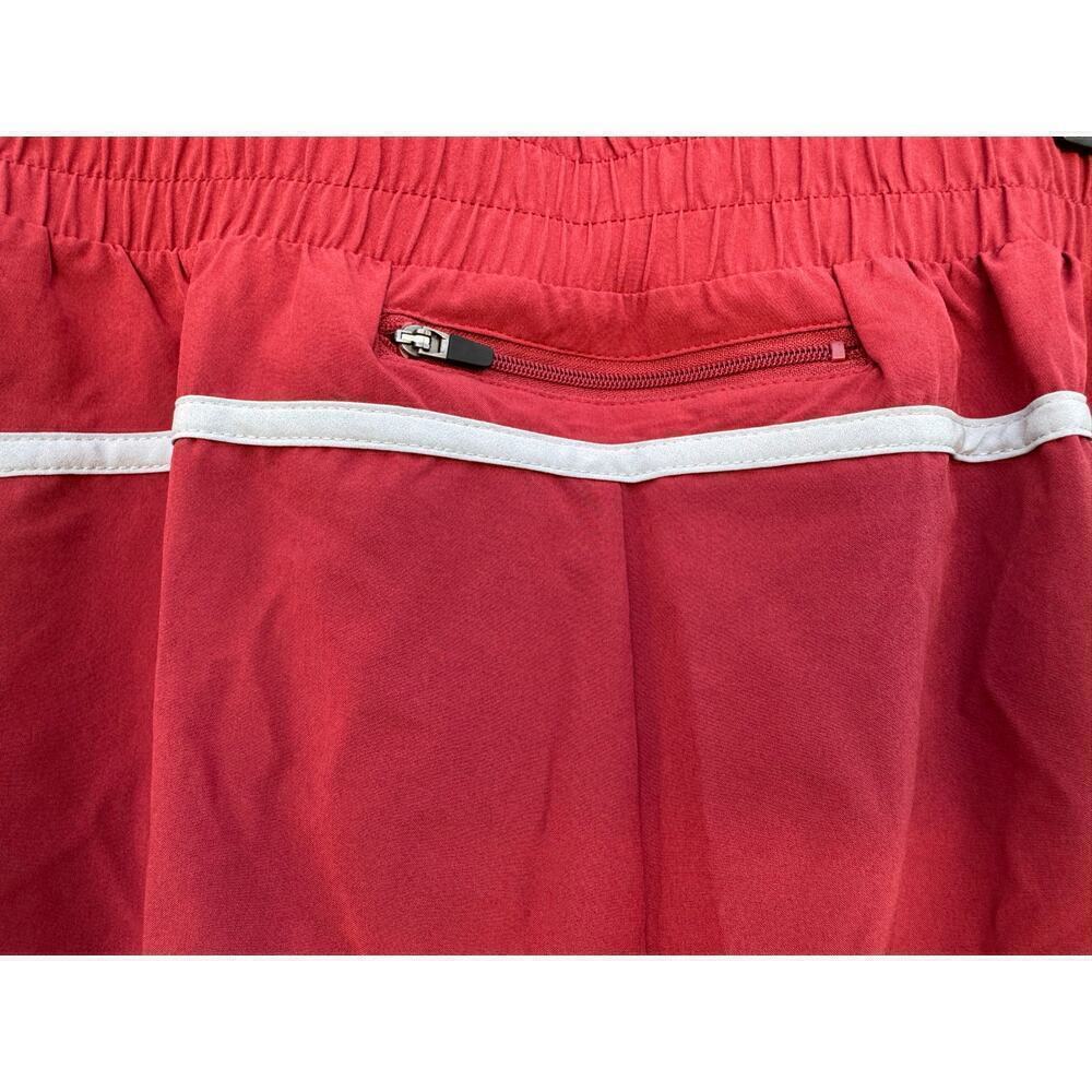 Ideology Running Shorts XL Layered Look Red Pear Pocket NWT - Picture 9 of 10